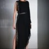 Rohit Gandhi + Rahul Khanna Asymmetric Dress With Crystal Embroidery