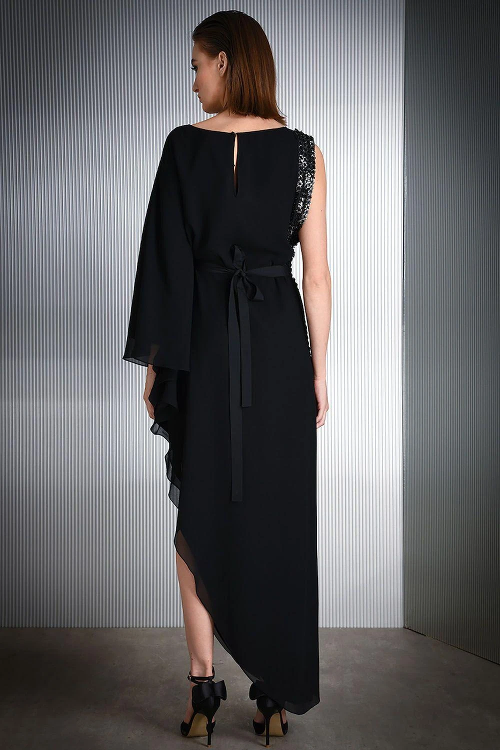 Rohit Gandhi + Rahul Khanna Asymmetric Dress With Crystal Embroidery 6 Rohit Gandhi + Rahul Khanna Asymmetric Dress With Crystal Embroidery - Image 4