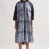 Amrich Black Shibori Handcrafted Jane Dress