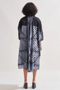 Amrich Black Shibori Handcrafted Jane Dress 13 Amrich Black Shibori Handcrafted Jane Dress -Echoo Clothing Shop 0404amr04 6