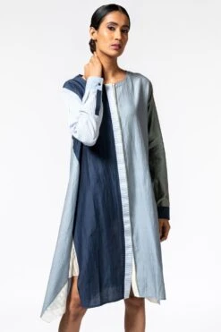 SWGT Colour Blocked Blue Dress 10 SWGT Colour Blocked Blue Dress -Echoo Clothing Shop 1011swgt3 4