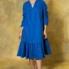 Bodice Blue Ruched Dress 1 Bodice Blue Ruched Dress -Echoo Clothing Shop 11423bo7 1