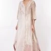 Bodhi Tree Ivory Half & Half Embroidered Kaftan Dress 1 Bodhi Tree Ivory Half & Half Embroidered Kaftan Dress -Echoo Clothing Shop 124bt10 1