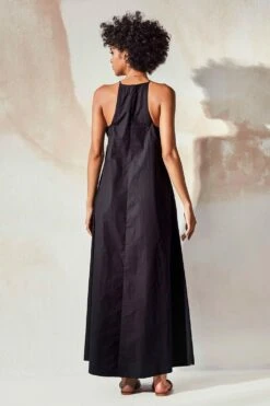 Khara Kapas Black Sand Castle Midi Dress 11 Khara Kapas Black Sand Castle Midi Dress -Echoo Clothing Shop 12923kk13 5