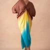 Inca Radiant Multi-hued Ombre Knot Kaftan Dress 1 Inca Radiant Multi-hued Ombre Knot Kaftan Dress -Echoo Clothing Shop 15124inca6 1