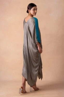 Inca Modern Grey-teal Knot Kaftan Dress 11 Inca Modern Grey-teal Knot Kaftan Dress -Echoo Clothing Shop 15124inca8 5