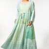 Injiri Sea Blue Jamdani Dress -Echoo Clothing Shop 1610inj14 1
