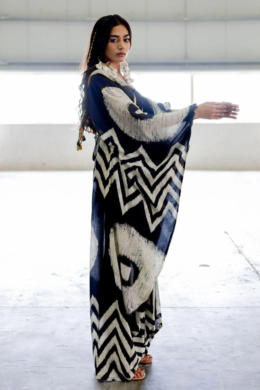 Pooja Keyur Juno Black Kaftan Dress 4 Pooja Keyur Juno Black Kaftan Dress - Image 2