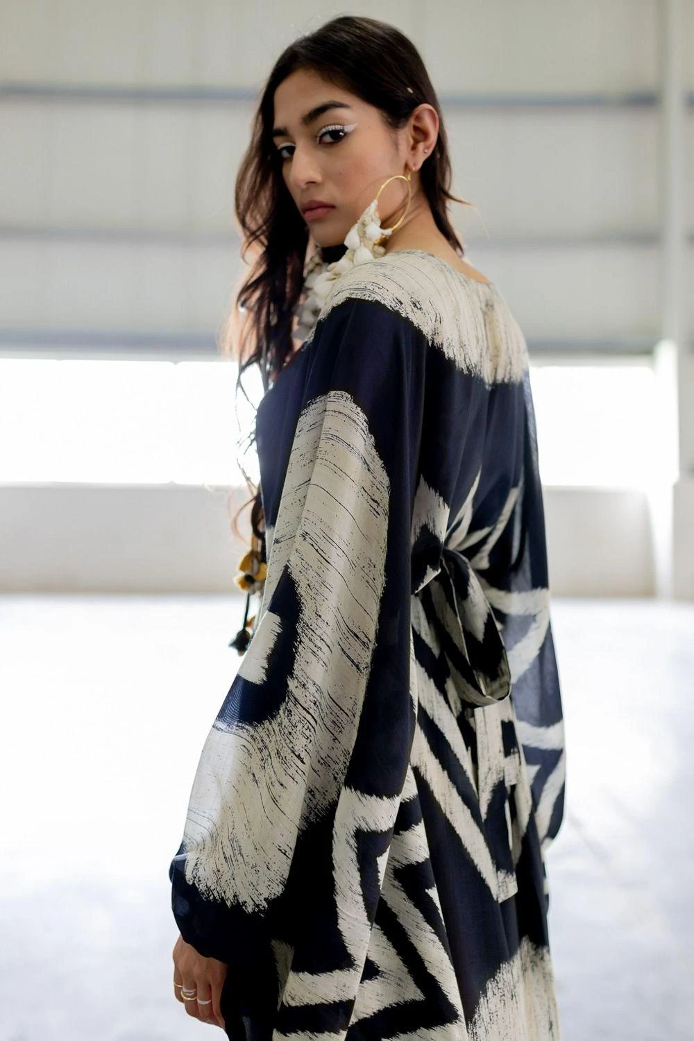 Pooja Keyur Juno Black Kaftan Dress 5 Pooja Keyur Juno Black Kaftan Dress - Image 3