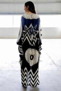 Pooja Keyur Juno Black Kaftan Dress 9 Pooja Keyur Juno Black Kaftan Dress -Echoo Clothing Shop 16623pk39 4