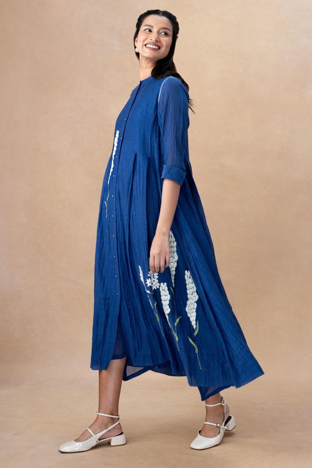 Vineet Rahul Hilma Tube Rose Asymmetric Dress 4 Vineet Rahul Hilma Tube Rose Asymmetric Dress - Image 2