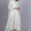Meghna Panchmatia Mint Green Chanderi Dress