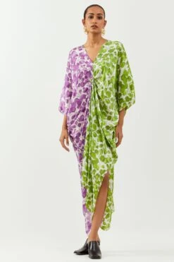 Inca Double Clover Kaftan Dress