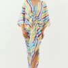 Inca Illusion Stripe Kaftan Dress 2 Inca Illusion Stripe Kaftan Dress -Echoo Clothing Shop 1923ina22 1