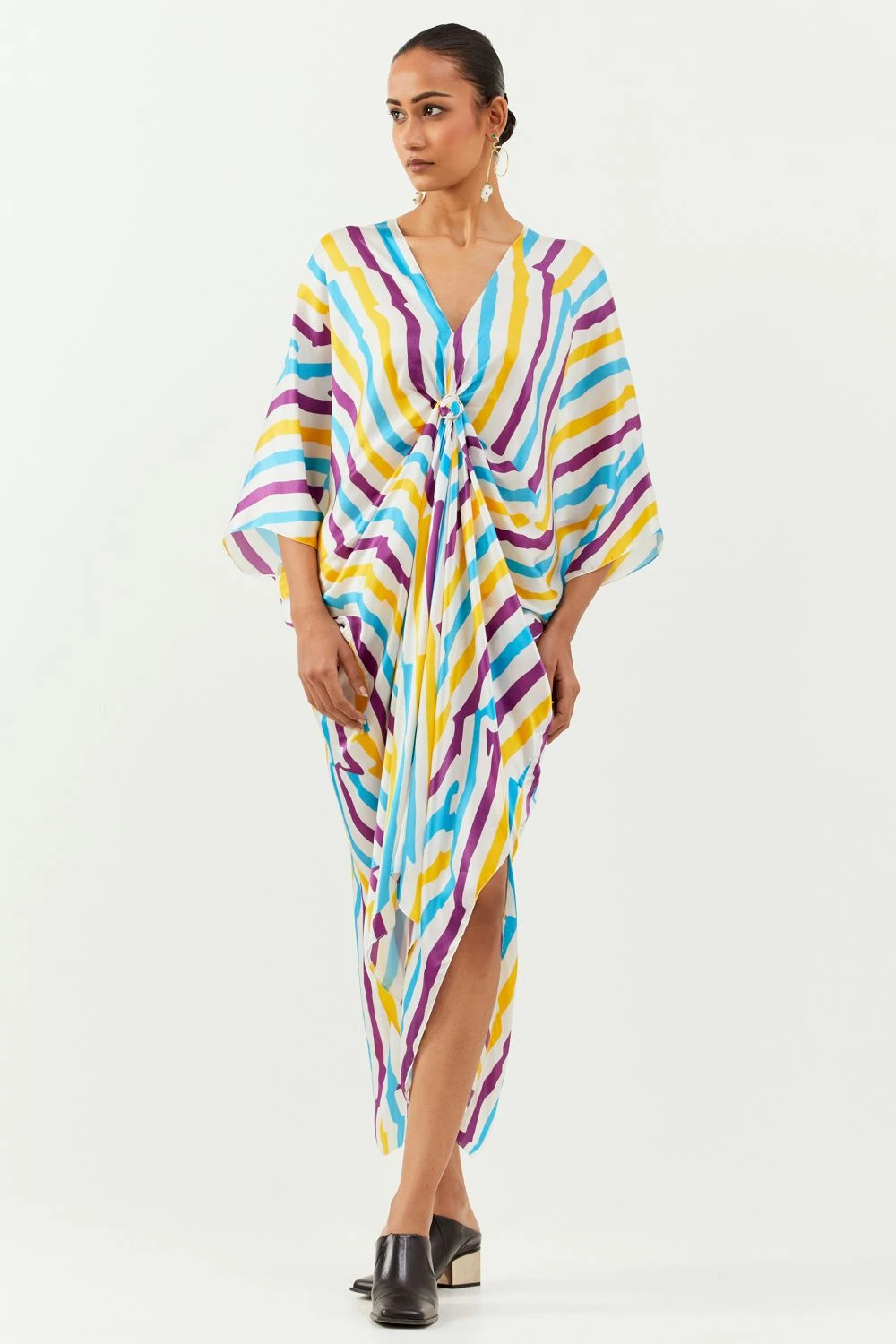 Inca Illusion Stripe Kaftan Dress 3 Inca Illusion Stripe Kaftan Dress