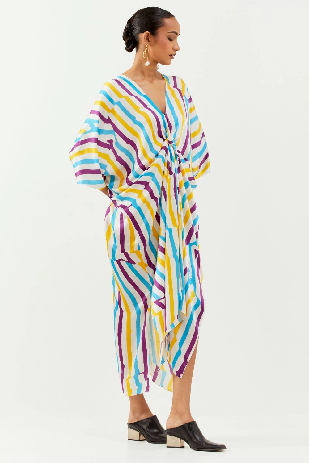 Inca Illusion Stripe Kaftan Dress 4 Inca Illusion Stripe Kaftan Dress - Image 2