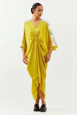 Inca Yellow Kaftan Dress