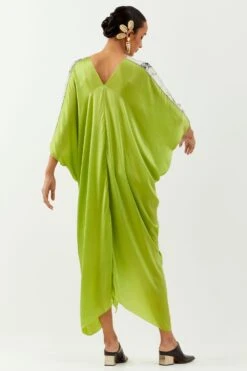 Inca Lime Green Kaftan Dress -Echoo Clothing Shop 1923ina73 3
