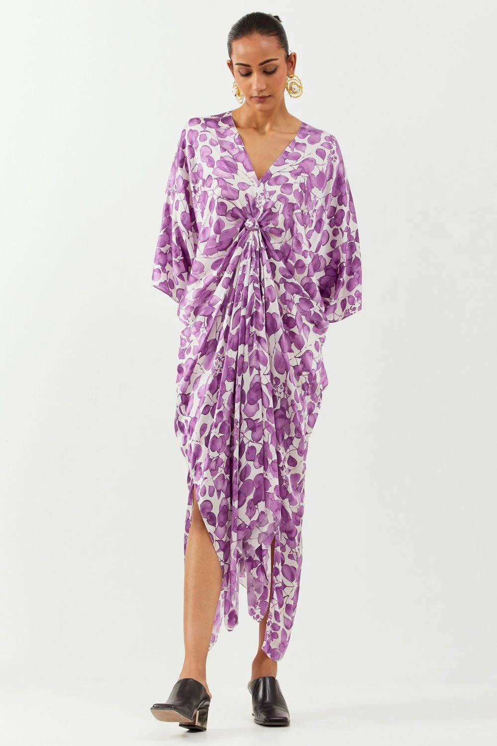 Inca Purple Clover Kaftan Dress 3 Inca Purple Clover Kaftan Dress