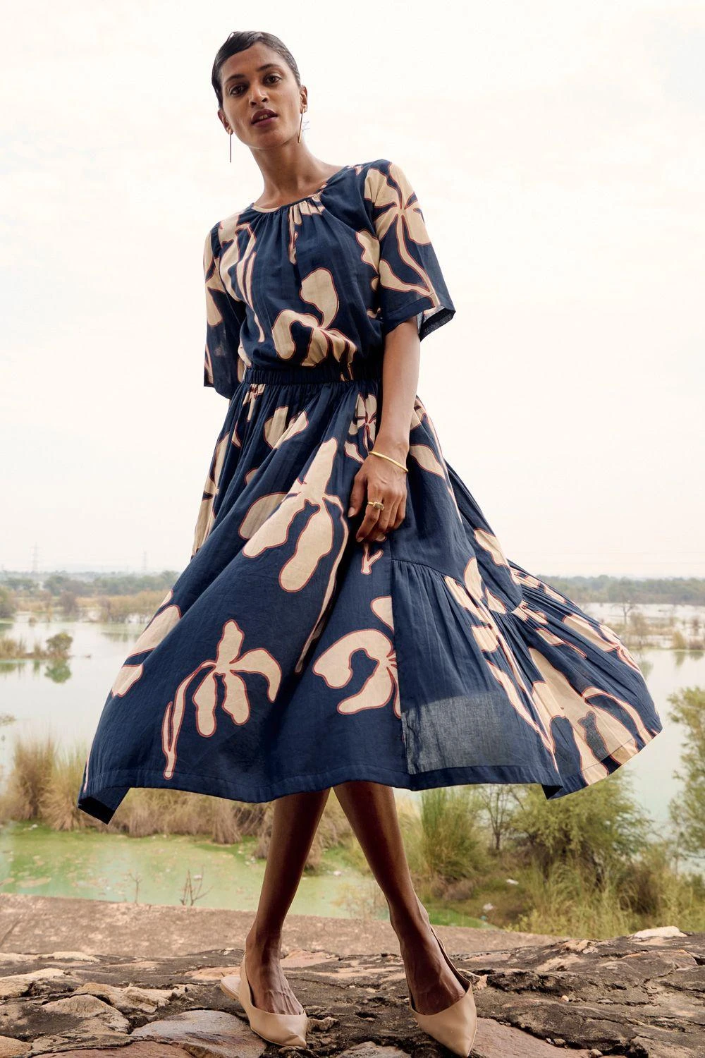 Khara Kapas Bulbul Dress 5 Khara Kapas Bulbul Dress - Image 3