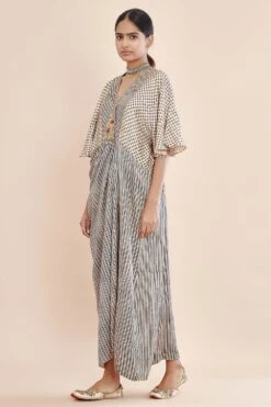 Sunira Designs Boond Printed Kaftan Dress -Echoo Clothing Shop 2012b09 3