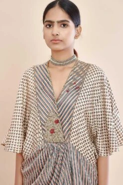 Sunira Designs Boond Printed Kaftan Dress -Echoo Clothing Shop 2012b09 4