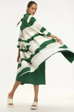 Three Emerald Green Jacket With A Dress 10 Three Emerald Green Jacket With A Dress -Echoo Clothing Shop 208three10 4