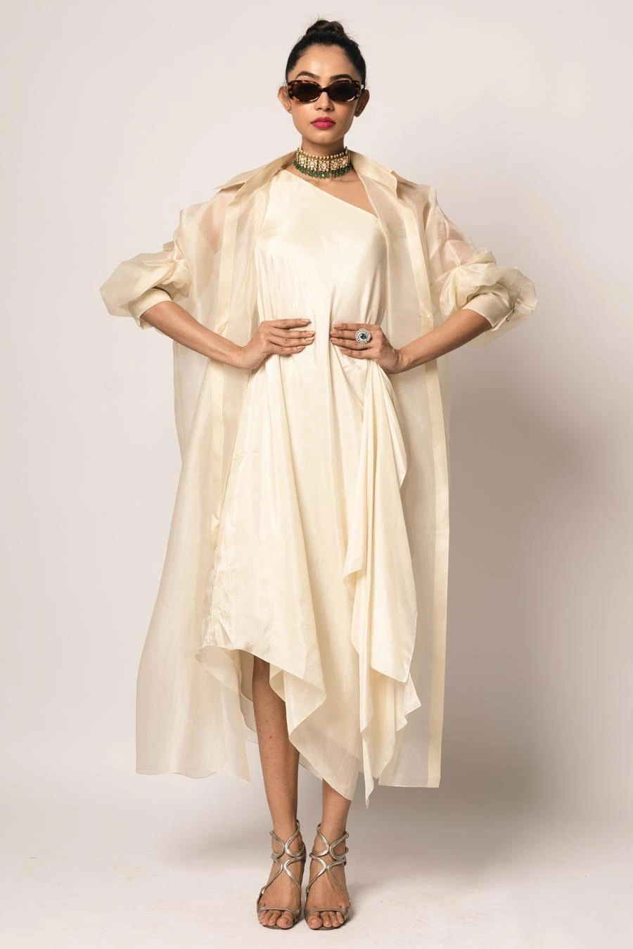 REIK Ivory Mimosa Dress With A Moulin Shirt 4 REIK Ivory Mimosa Dress With A Moulin Shirt - Image 2