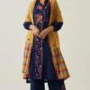 Sunira Designs Blue Gulzaar Shirt Dress