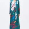 Kshitij Jalori Kaya's Habitat Emerald Kaftan Dress -Echoo Clothing Shop 23523kj32 1