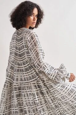 Amrich Shari Hand Block Printed Dress 12 Amrich Shari Hand Block Printed Dress -Echoo Clothing Shop 23623amr21 5