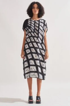 Amrich Bora Shibori Patterned Dress