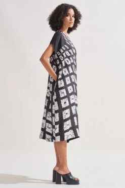 Amrich Bora Shibori Patterned Dress -Echoo Clothing Shop 23623amr29 3
