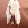 Richa Khemka Beige & Brown Cutwork Kaftan & An Ombre Dress 1 Richa Khemka Beige & Brown Cutwork Kaftan & An Ombre Dress -Echoo Clothing Shop 2411rk31 1