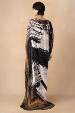 Nikita Mhaisalkar Black Abstract Printed Kaftan Dress -Echoo Clothing Shop 251023nm14 5