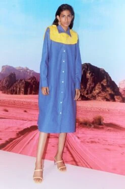 Studio RIGU Nero Denim Shirt Dress 8 Studio RIGU Nero Denim Shirt Dress -Echoo Clothing Shop 25423sgt25 3