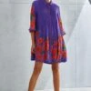 Namrata Joshipura Amethyst Zinnia Gathered Dress
