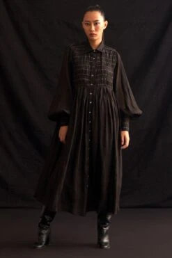 Amrich Michi Hand Embellished Button Down Dress -Echoo Clothing Shop 25923aml12 3