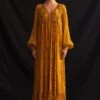 Amrich Suf Hand Embellished Maxi Dress In Yellow -Echoo Clothing Shop 25923aml22 1