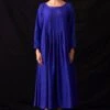 Amrich Fio Blue Handwoven Pleated Dress