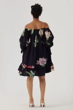YAM Juliet Black Off Shoulder Dress -Echoo Clothing Shop 26623yam25 5