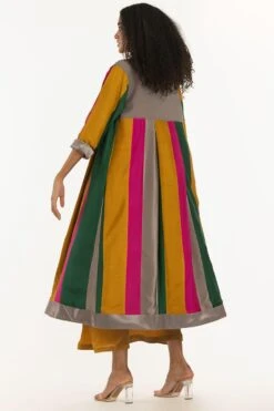 Three Greige Reversible Jacket With A Dress -Echoo Clothing Shop 2710thr7 4