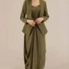 AMPM Raha Vibrant Green Jacket-dress Set 2 AMPM Raha Vibrant Green Jacket-dress Set -Echoo Clothing Shop 271223am38 1