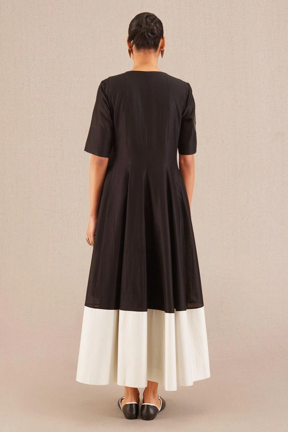 AMPM Alizeh Intense Black Chanderi Dress 8 AMPM Alizeh Intense Black Chanderi Dress - Image 6