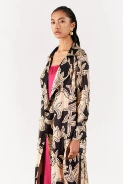 Studio RIGU Classic Black-hazel Trench Coat & Slip Dress -Echoo Clothing Shop 271223sr19 4