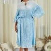 Twenty Nine Blue Shibori Bandhani Dress 2 Twenty Nine Blue Shibori Bandhani Dress -Echoo Clothing Shop 287twennin7 1