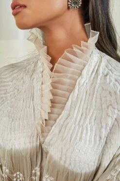 Twenty Nine Brown Shibori Bandhani Kaftan Dress 9 Twenty Nine Brown Shibori Bandhani Kaftan Dress -Echoo Clothing Shop 287twennin8 3