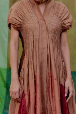 SWGT Maroon Flared Colour Block Dress 10 SWGT Maroon Flared Colour Block Dress -Echoo Clothing Shop 2909sw17 4