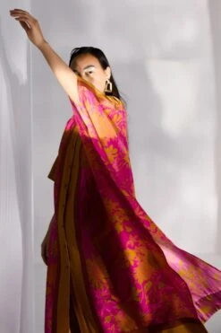 Twinkle Hanspal Bouquet Printed Kaftan Shirt Dress -Echoo Clothing Shop 29th24 3