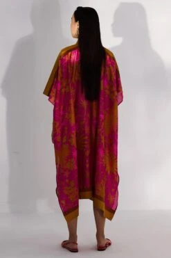 Twinkle Hanspal Bouquet Printed Kaftan Shirt Dress -Echoo Clothing Shop 29th24 4